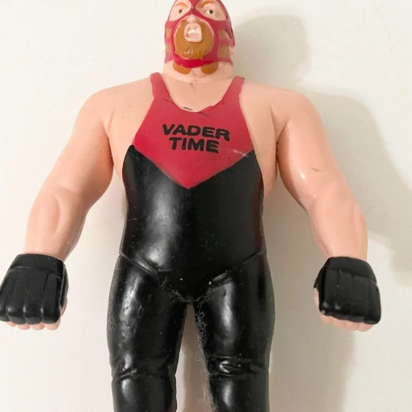 Vtg 1997 Van Vader Time BendEms  WWF Just Toys 5 Inch Tall Action Figure - Picture 15 of 16